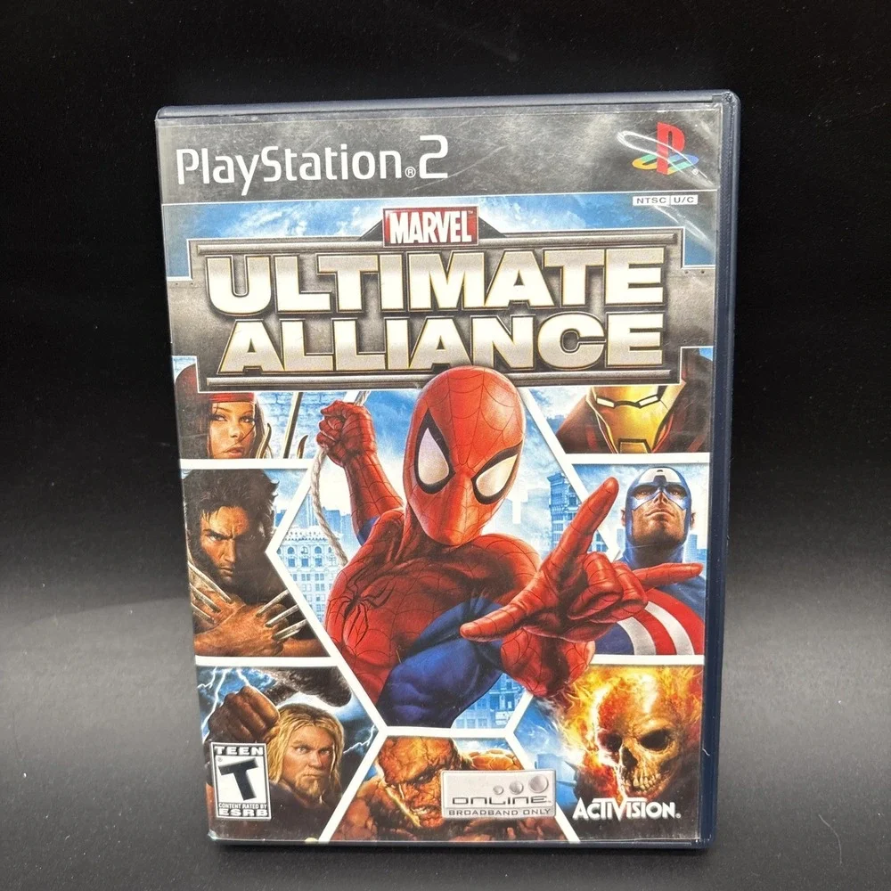 Marvel: Ultimate Alliance (Sony PlayStation 2, 2006) CIB!!
